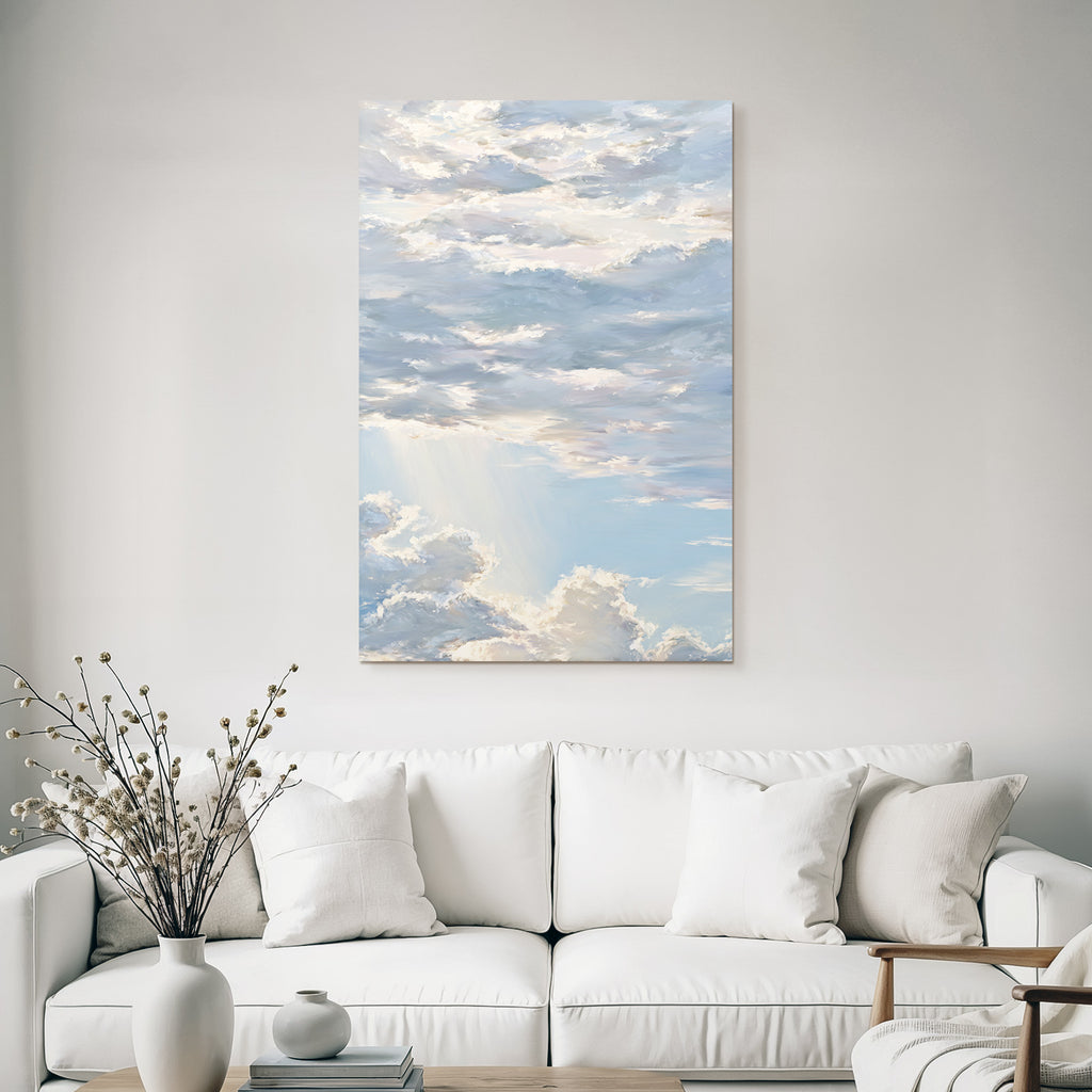 Traumhafter Himmel Mit Wolkengemälde