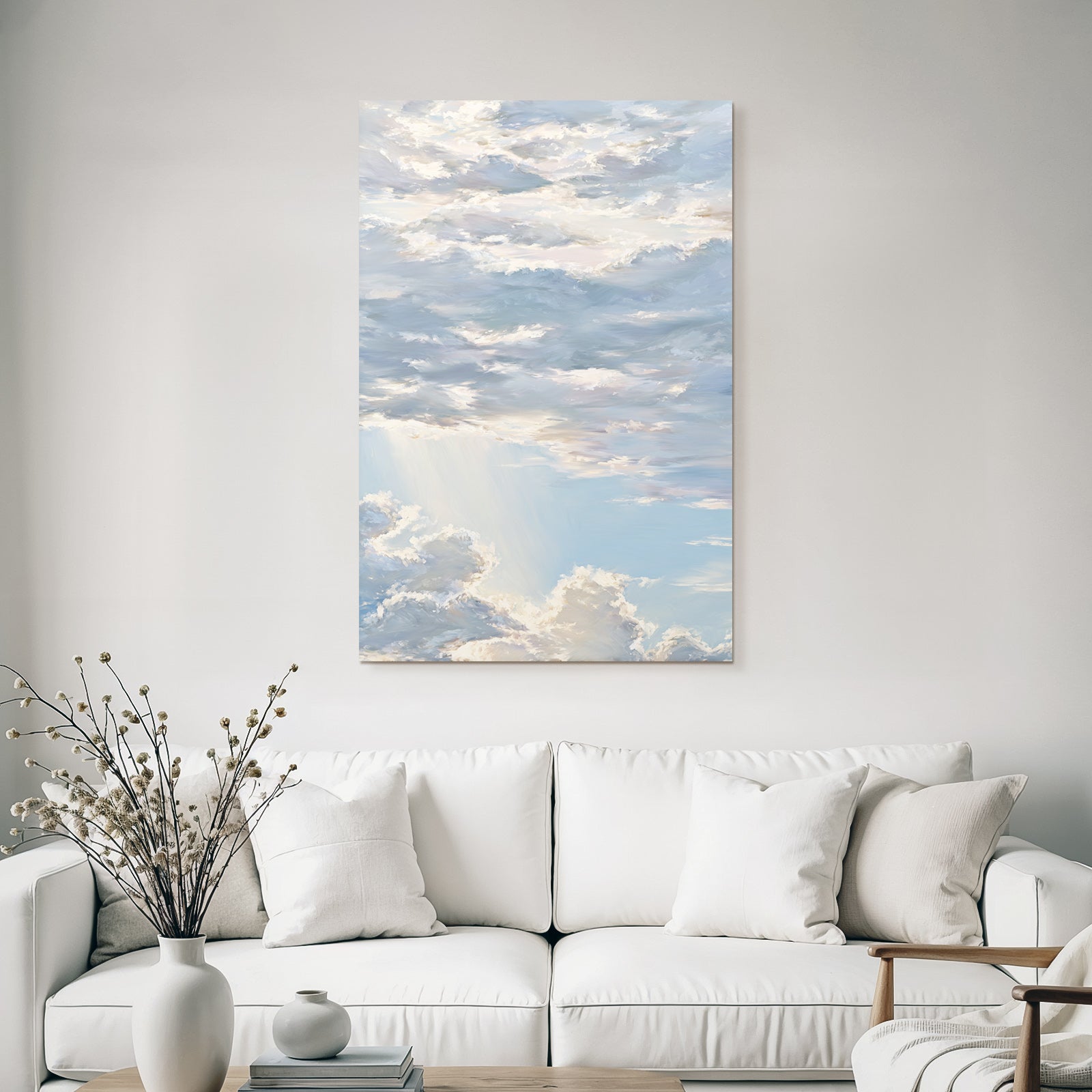 Traumhafter Himmel Mit Wolkengemälde