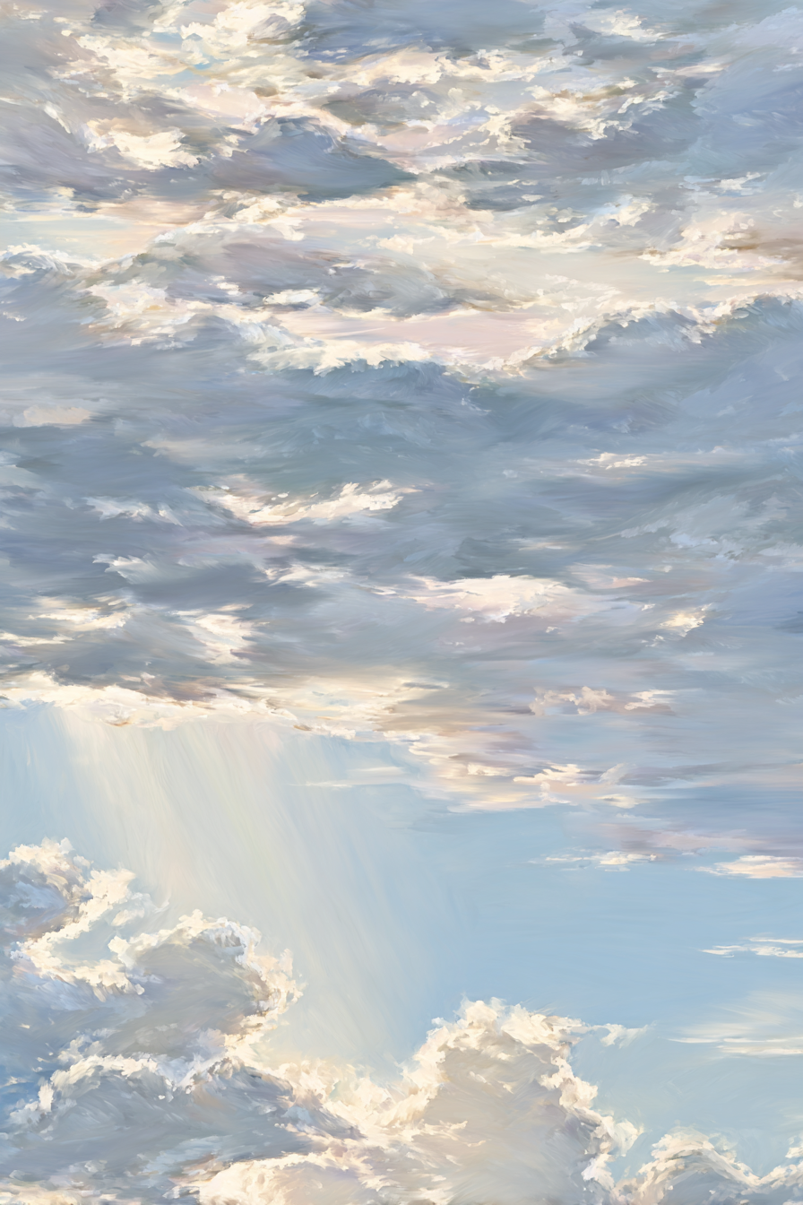 Traumhafter Himmel Mit Wolkengemälde | Himmel und Wolken | Natur