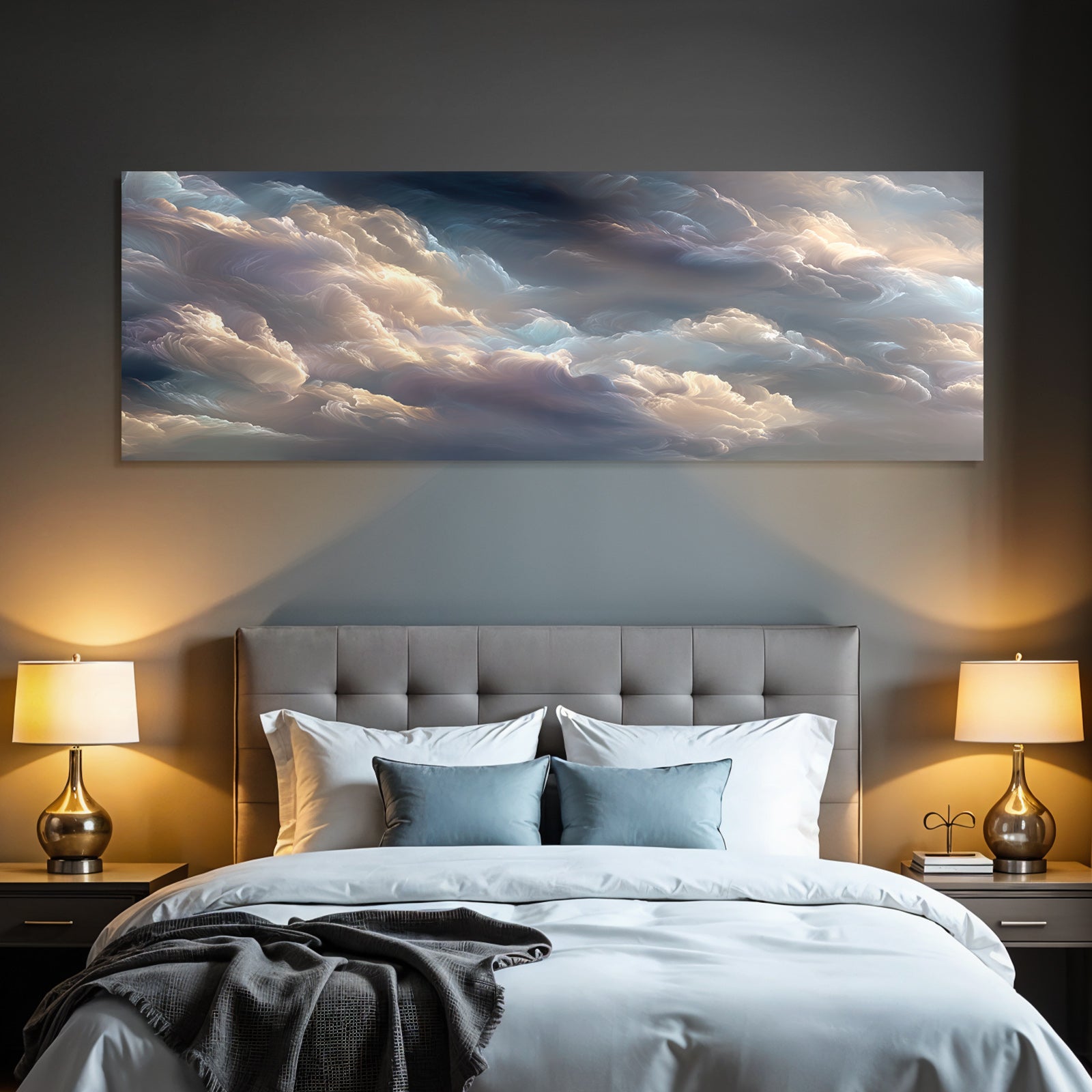 Digitaler Pastell Wolken Himmel