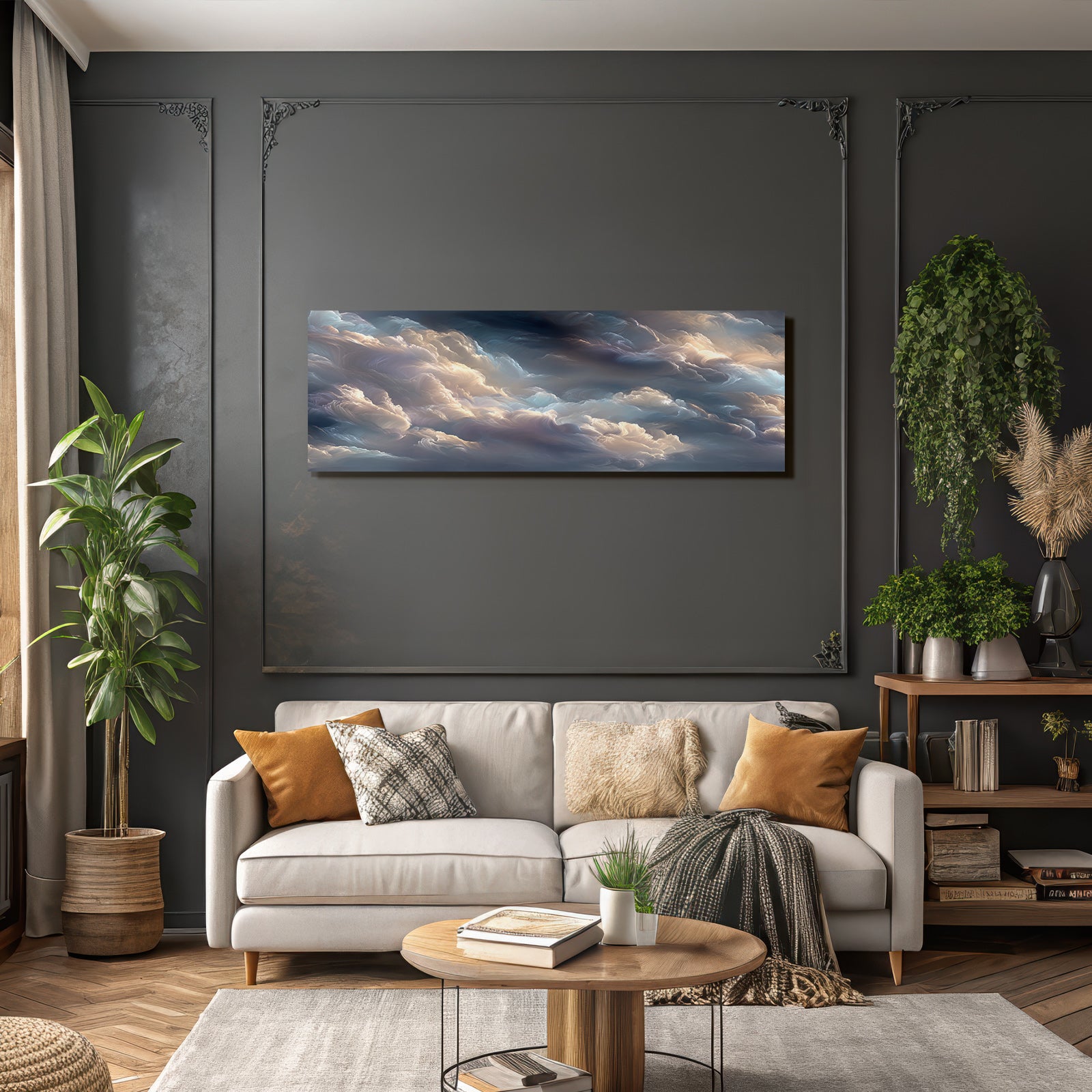 Digitaler Pastell Wolken Himmel