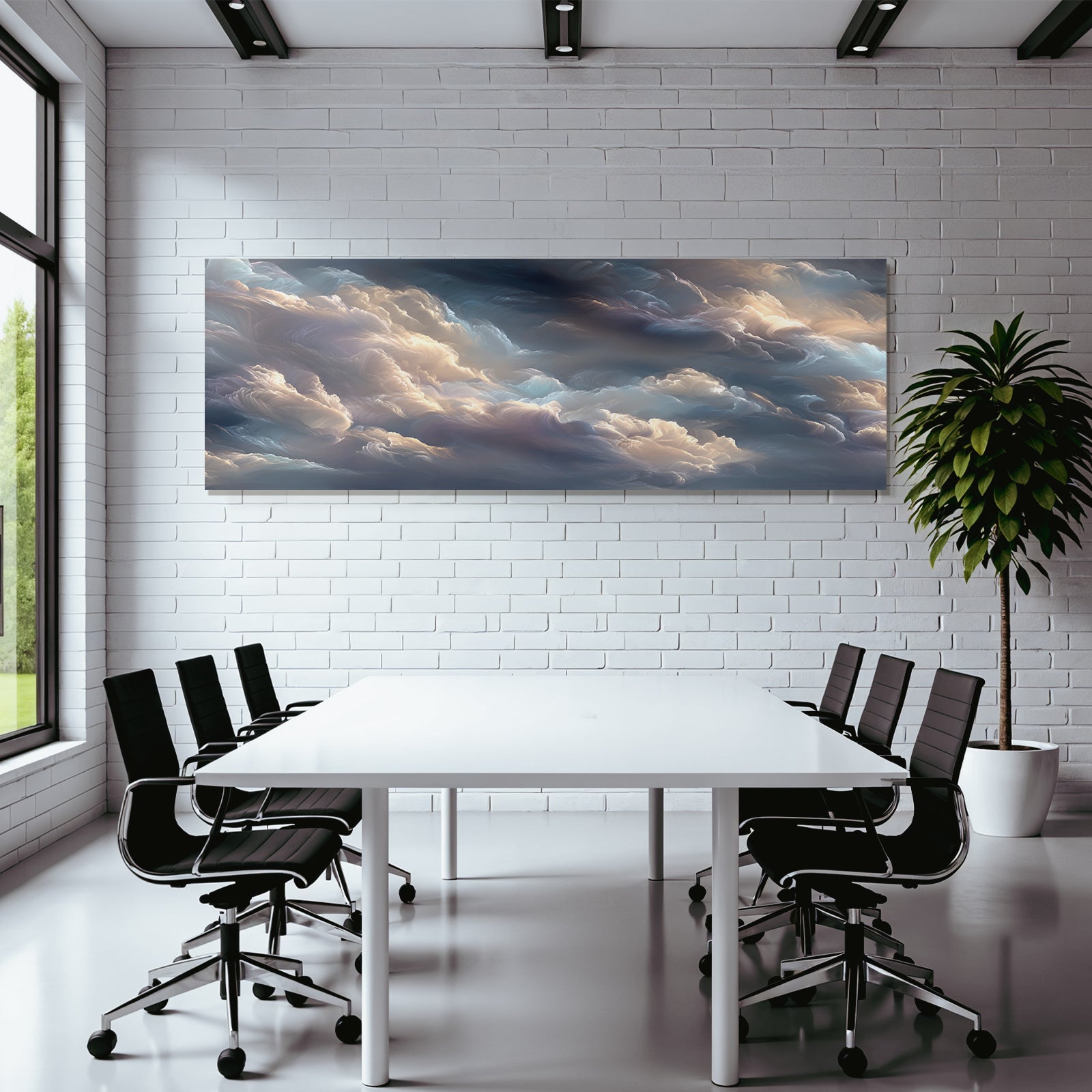 Digitaler Pastell Wolken Himmel