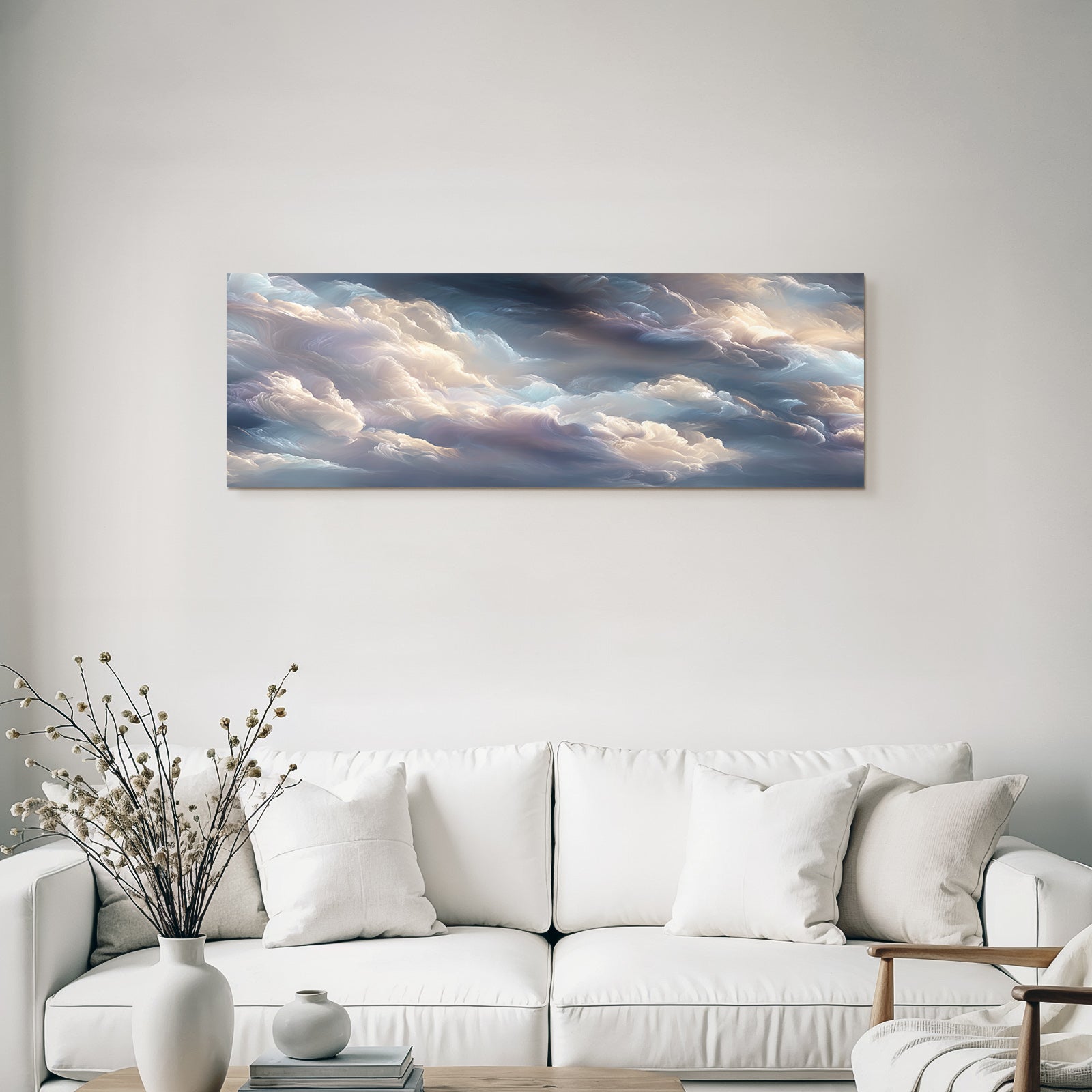 Digitaler Pastell Wolken Himmel