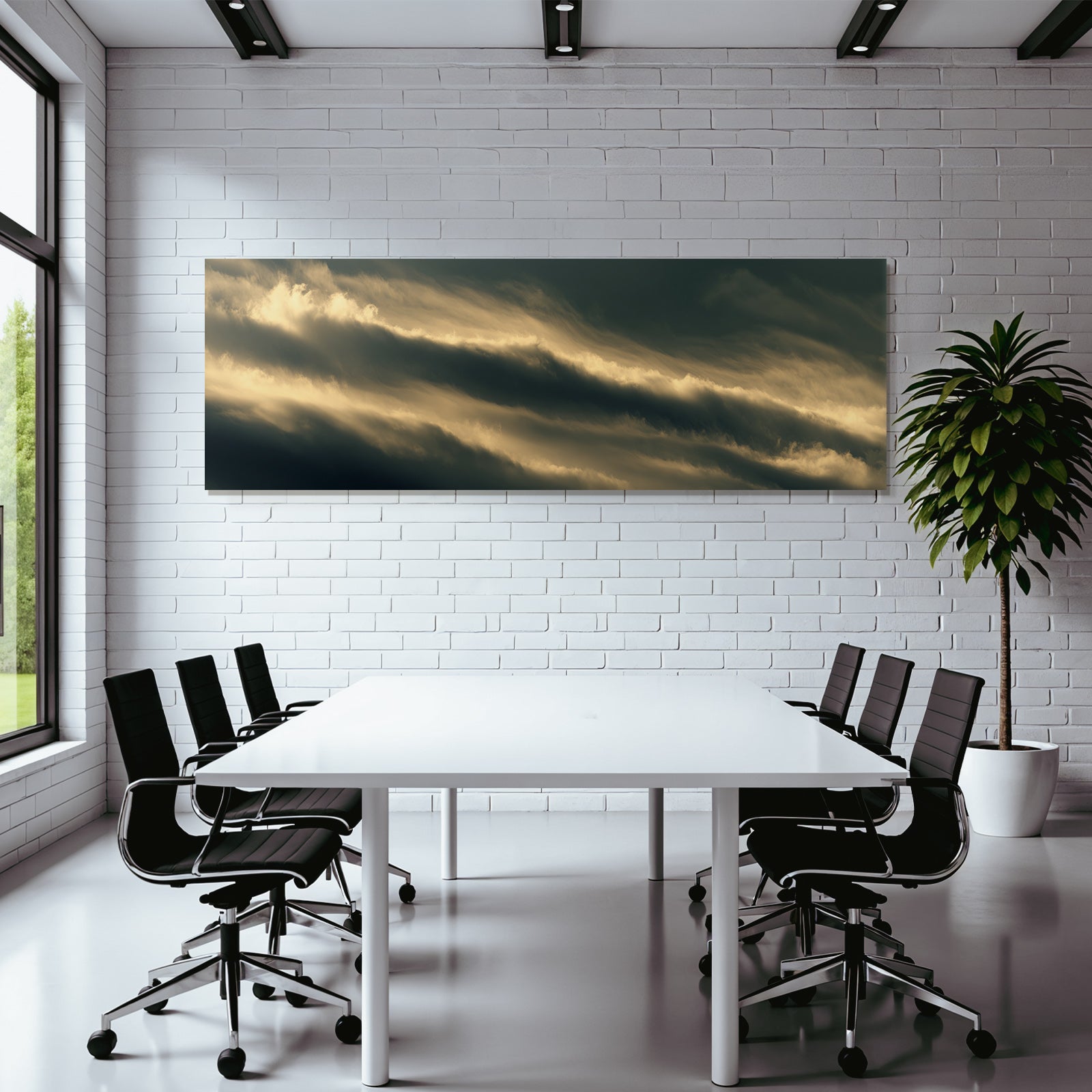 Dramatische Wolkenlandschaft Bei Morgendämmerung