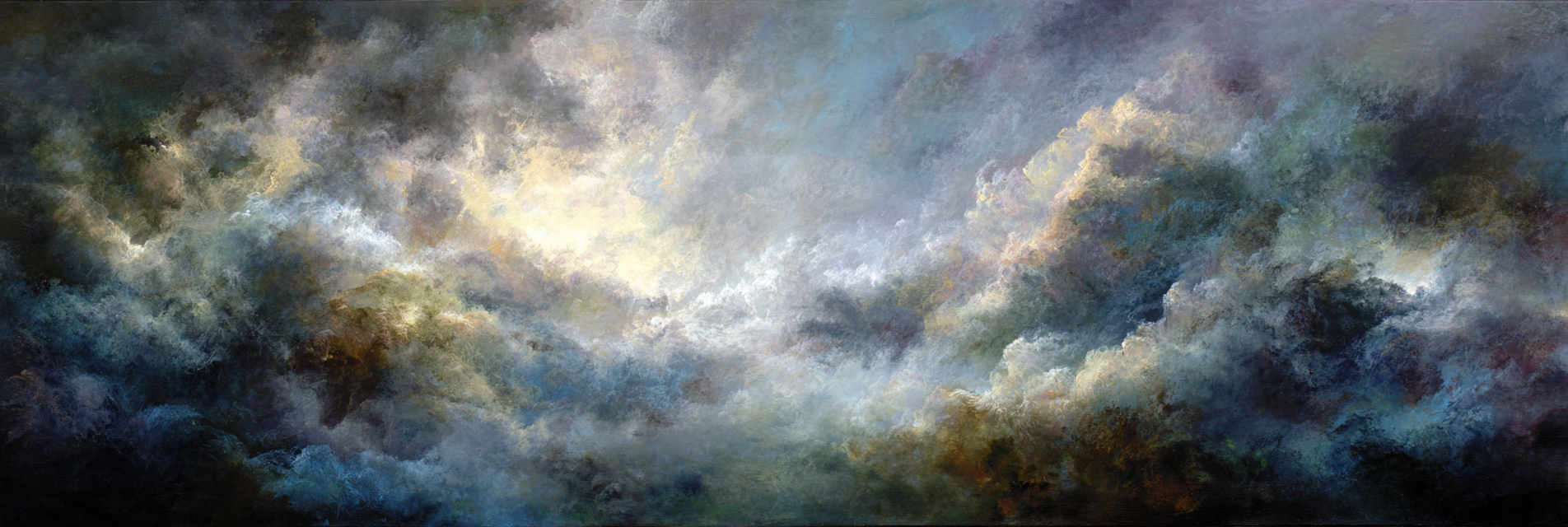 Dramatischer Himmel Mit Abendrot Und Sturmwolken | Himmel und Wolken | Natur