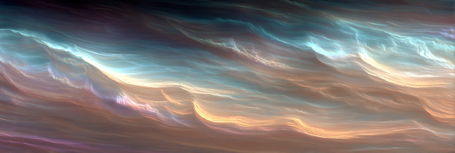 Fliessende Farbwolken | Himmel und Wolken | Natur