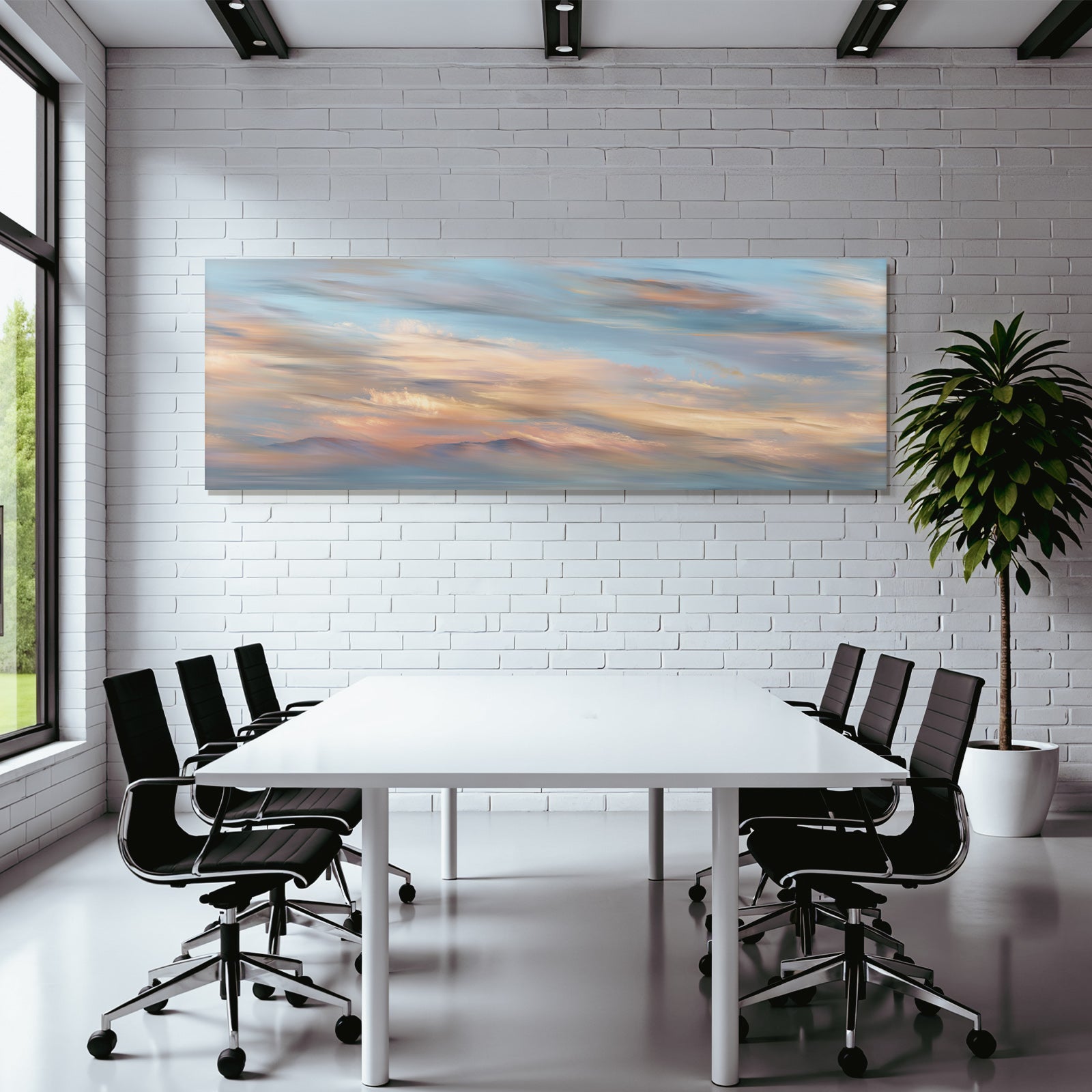 Sanfter Himmel In Dämmerung