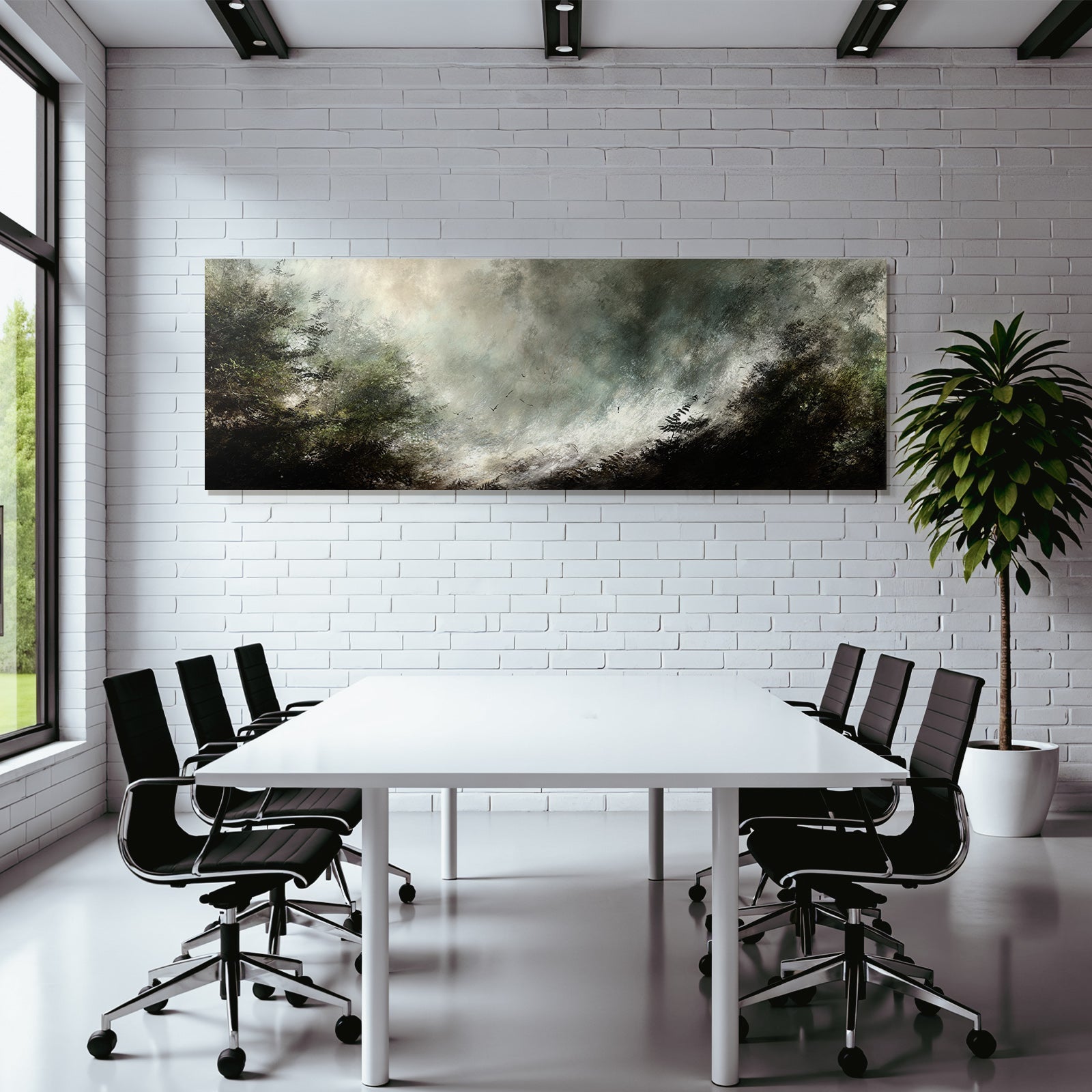 Stimmungsvolle Waldlandschaft