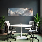 Traumhafte Wolkenlandschaft Mit Sanftem Licht