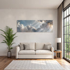 Traumhafte Wolkenlandschaft Mit Sanftem Licht