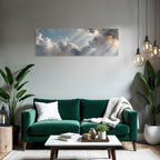 Traumhafte Wolkenlandschaft Mit Sanftem Licht