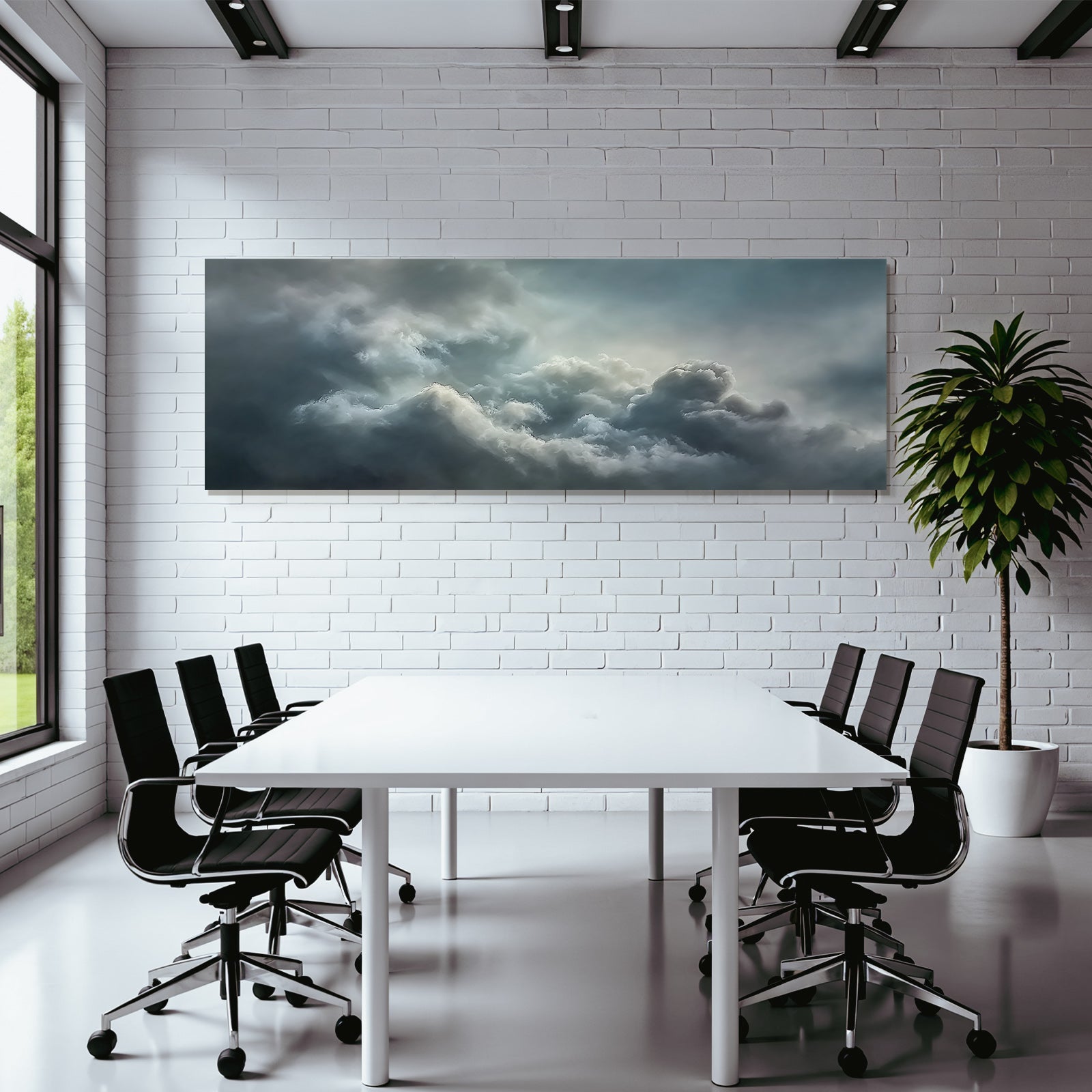 Wolkenhimmel Mit Dramatischen Texturen Und Farbverlauf