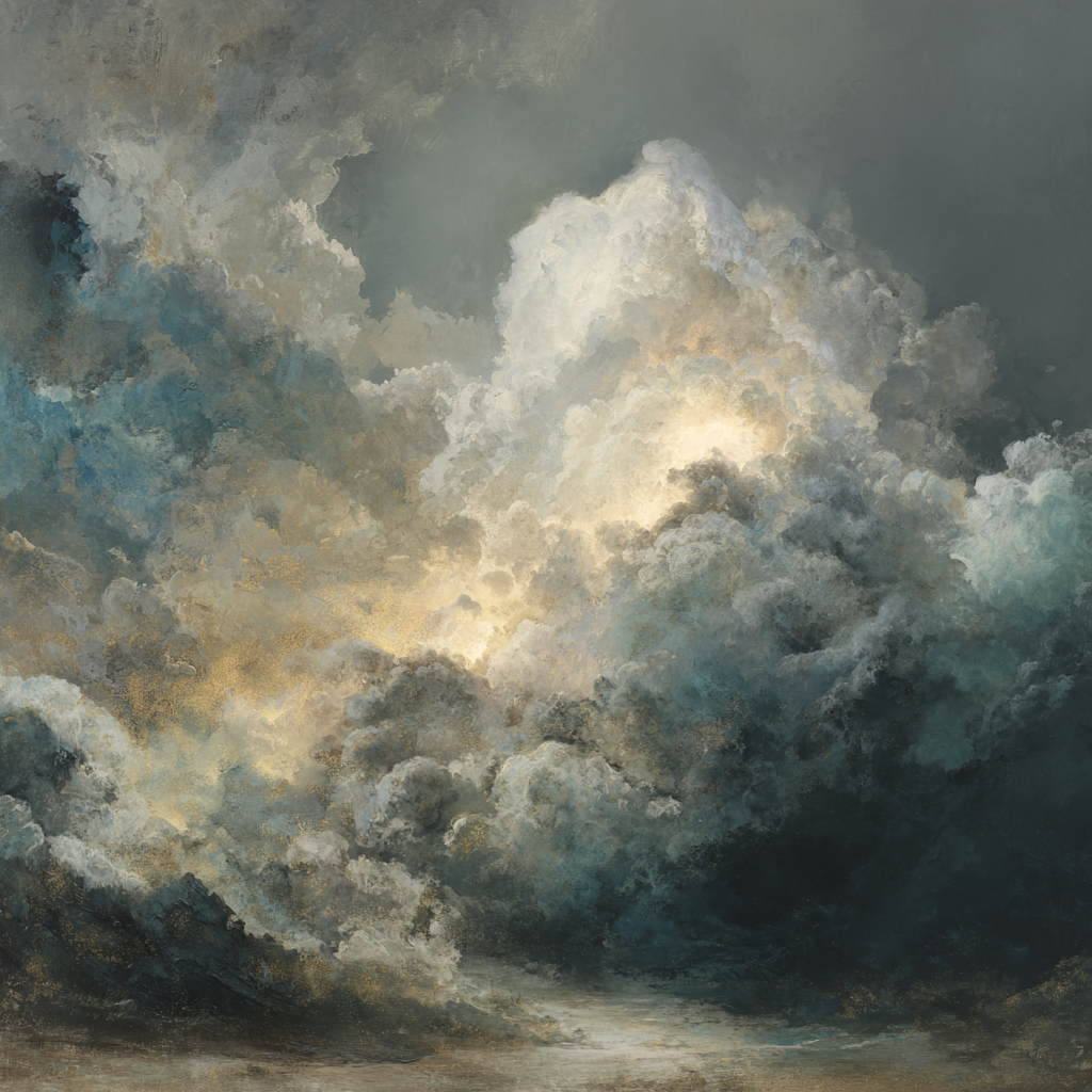 Dramatische Wolkenstimmung Mit Sturmannäherung Und Lichtkontrast | Himmel und Wolken | Natur