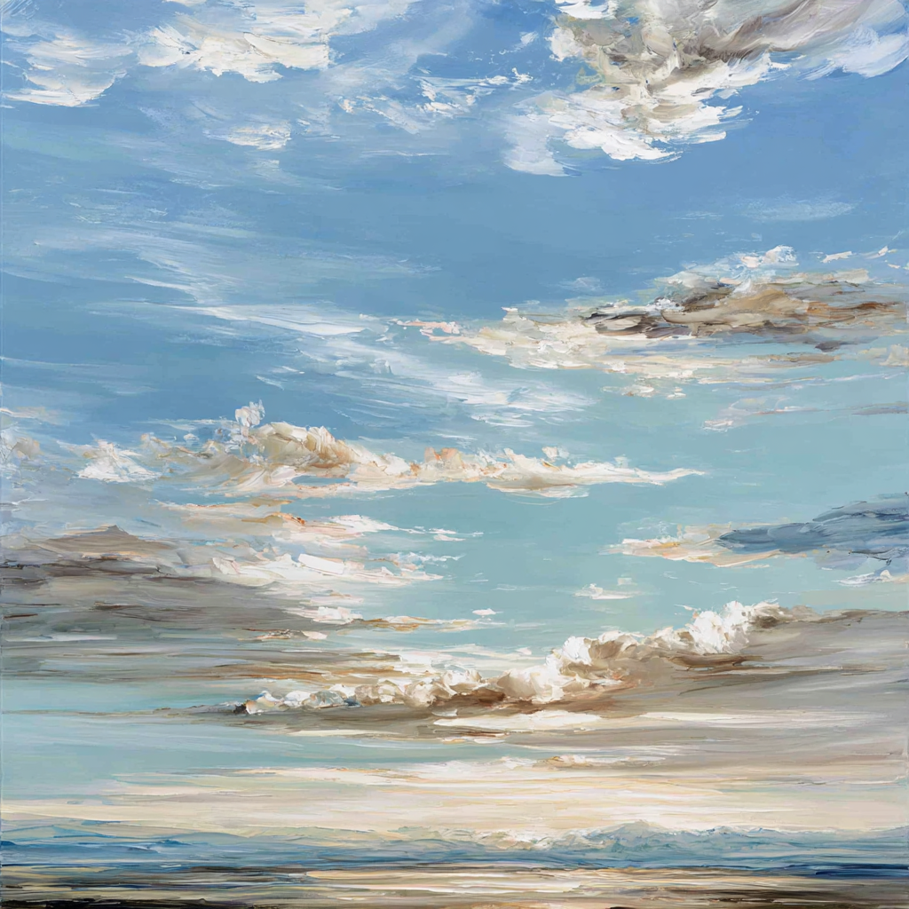 Friedlicher Blaür Wolkenhimmel | Himmel und Wolken | Natur