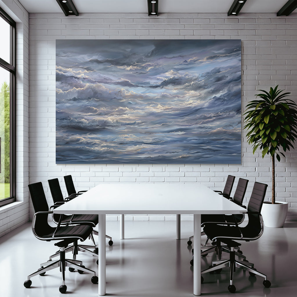 Dramatischer Himmel Mit Stürmischen Wolken