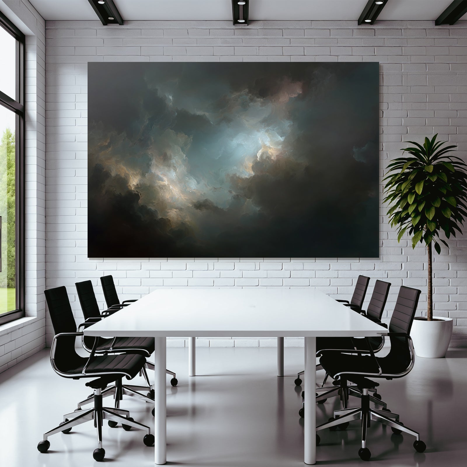 Dramatischer Himmel Mit Vielfältigen Wolkenformationen