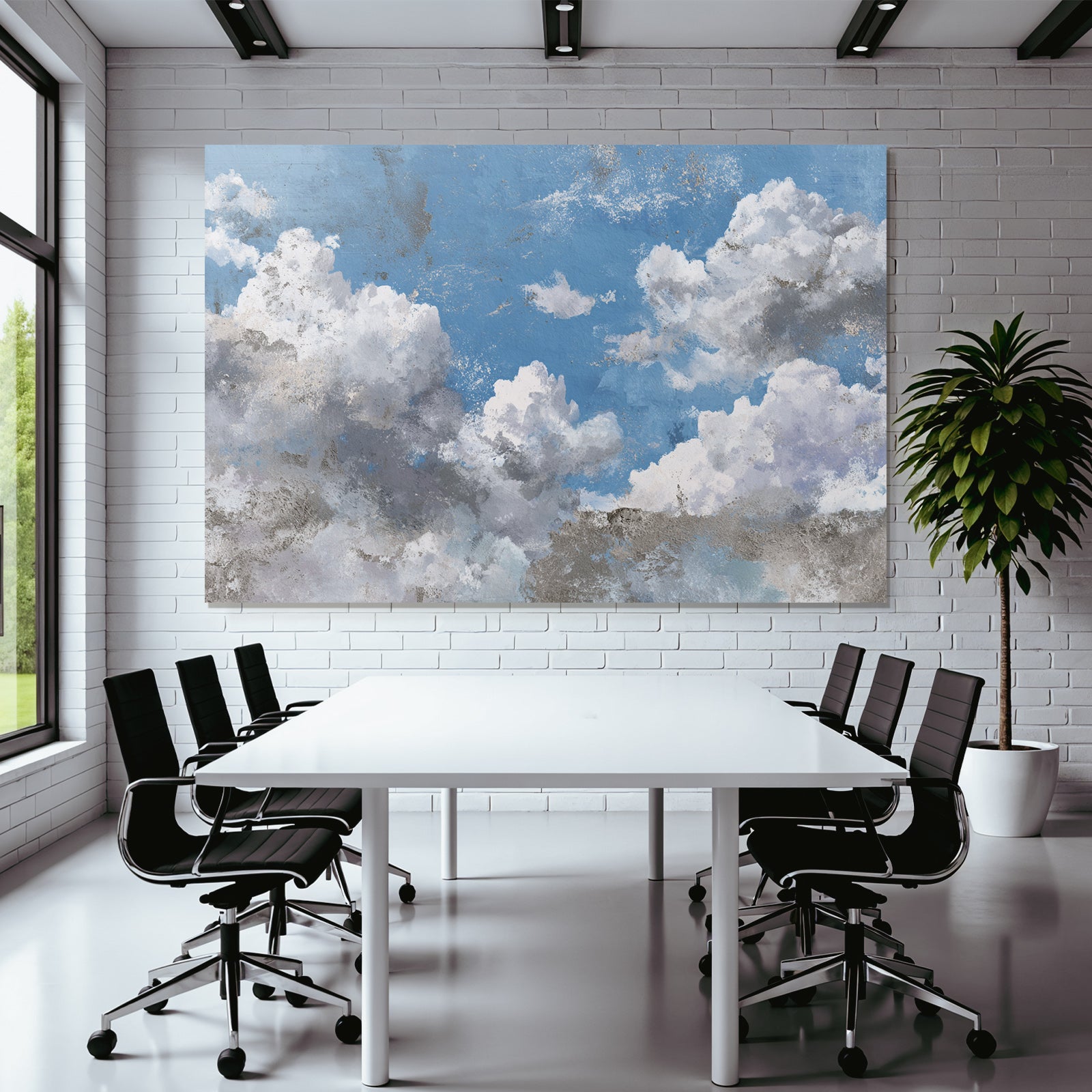 Himmelsgemälde Mit Wolken