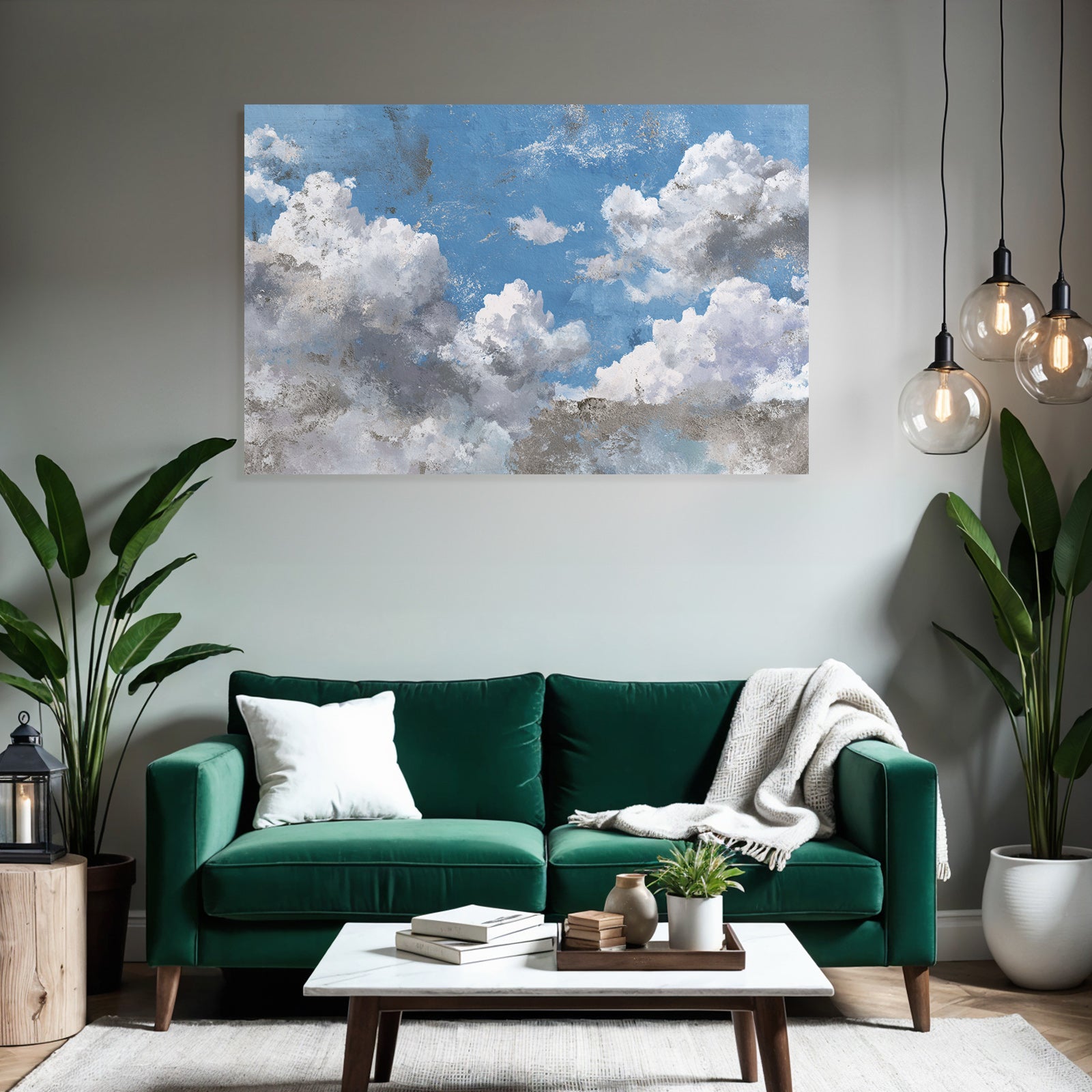 Himmelsgemälde Mit Wolken