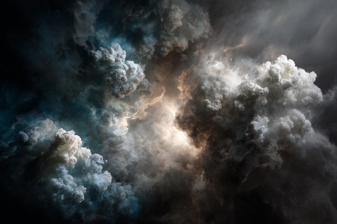 Himmelswirbel Aus Licht Und Schatten | Himmel und Wolken | Natur