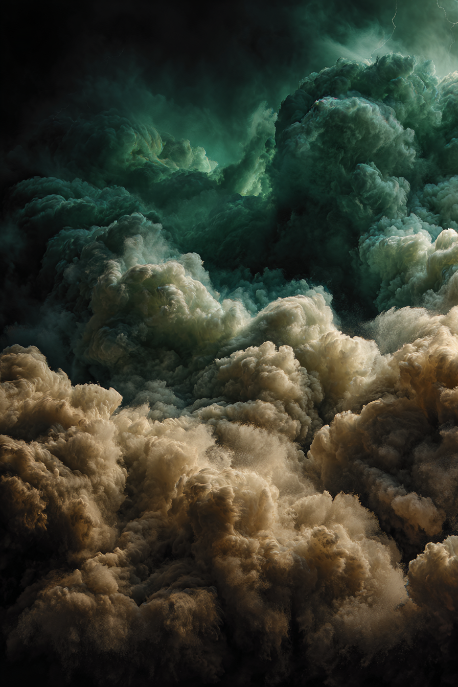 Dramatische Wolken Nebelstimmung | Nahaufnahmen | Natur