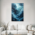 Dramatischer Sturmhimmel Mit Turbulenten Wolken