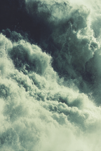 Turbulente Ozeanwellen Mit Schaum | Nahaufnahmen | Natur