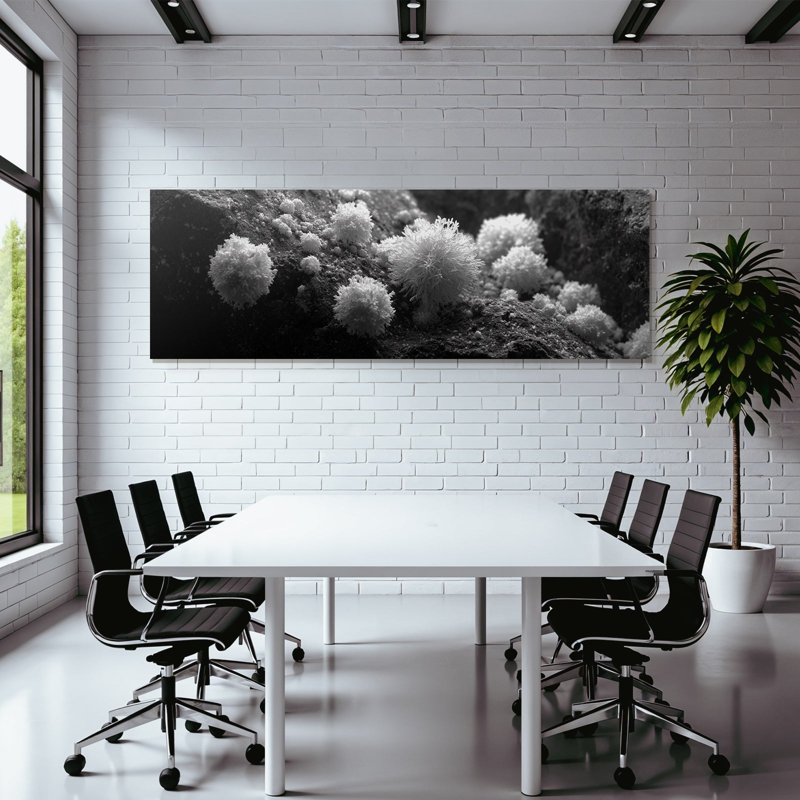 Nahaufnahme Monochromer Unterwasserkorallen