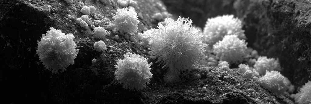Nahaufnahme Monochromer Unterwasserkorallen | Nahaufnahmen | Natur