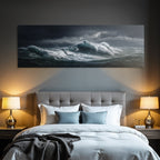 Sturmmeer Mit Tosenden Wellen