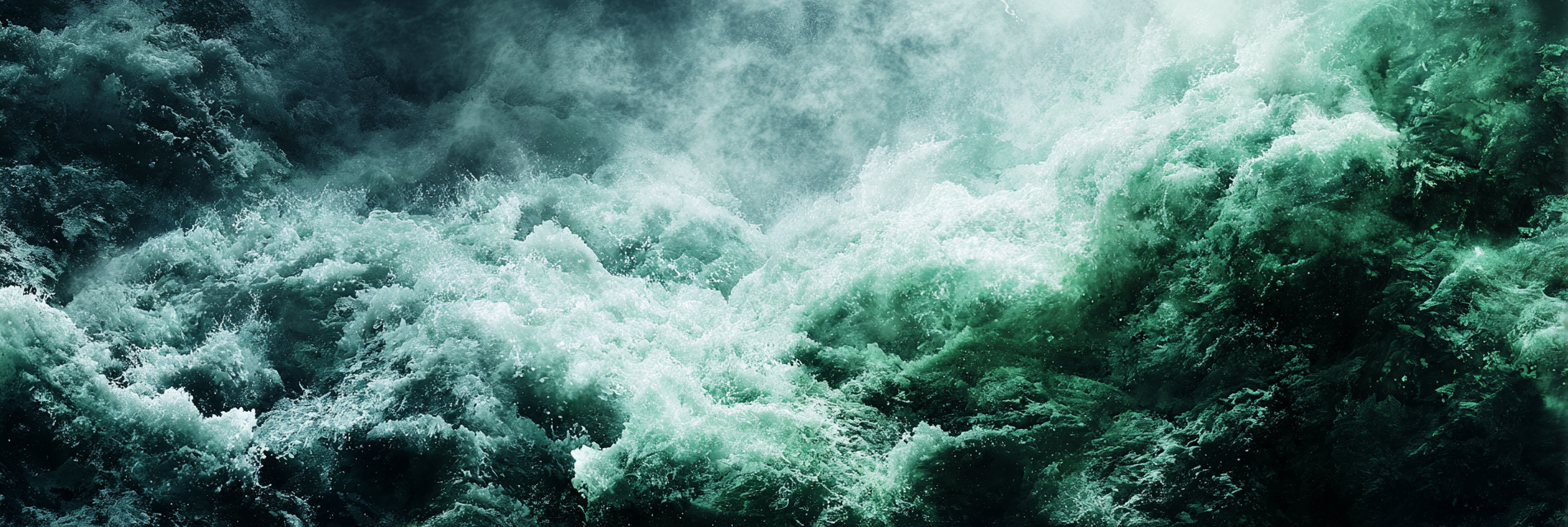 Turbulente Ozeanoberfläche Mit Tosenden Wellen | Nahaufnahmen | Natur