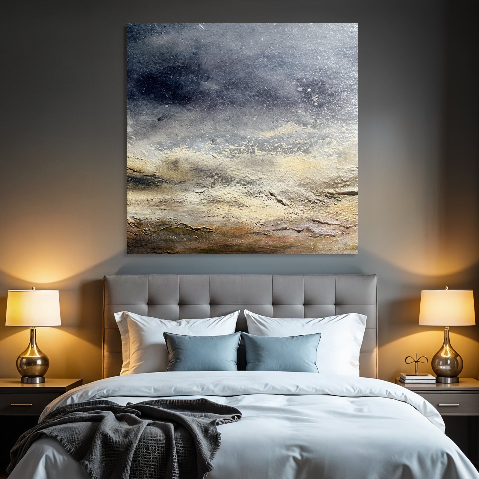 Abstrakte Textur Einer Wolkigen Landschaft