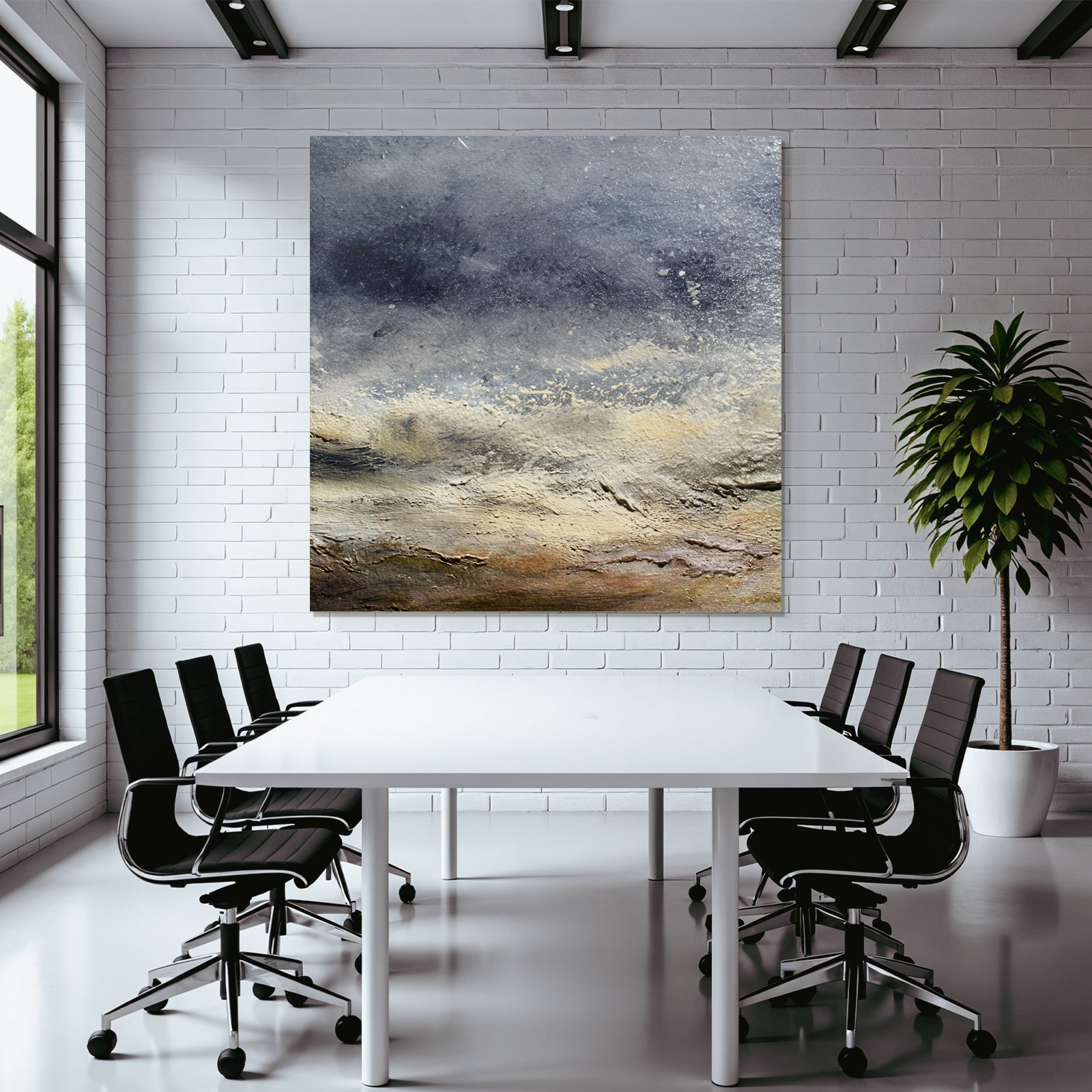 Abstrakte Textur Einer Wolkigen Landschaft
