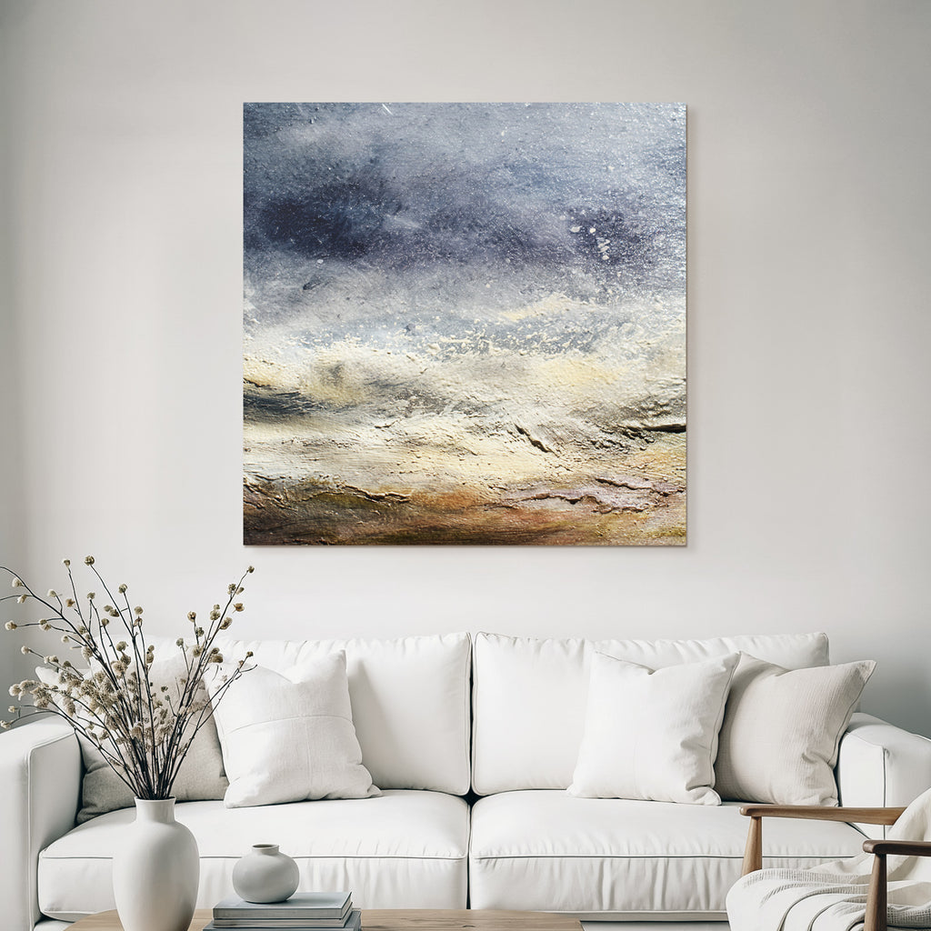 Abstrakte Textur Einer Wolkigen Landschaft