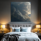 Dramatischer Himmel Mit Wogenden Wolken
