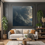 Dramatischer Himmel Mit Wogenden Wolken