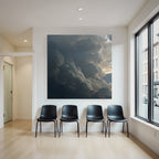 Dramatischer Himmel Mit Wogenden Wolken
