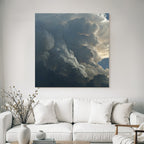 Dramatischer Himmel Mit Wogenden Wolken