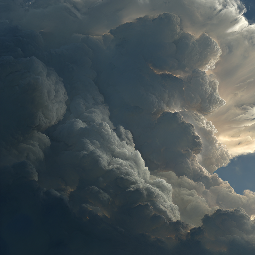 Dramatischer Himmel Mit Wogenden Wolken | Nahaufnahmen | Natur
