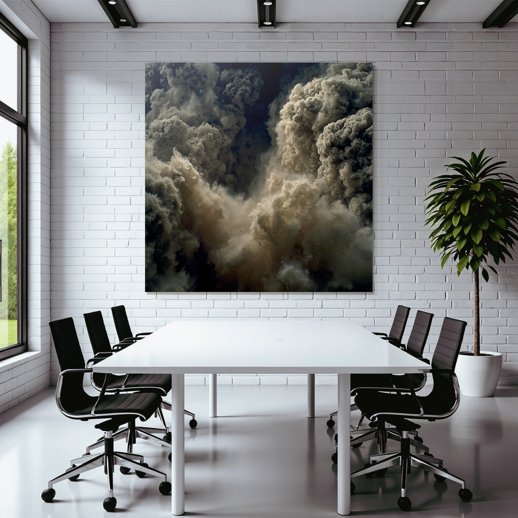 Wirbelnde Staubwolken