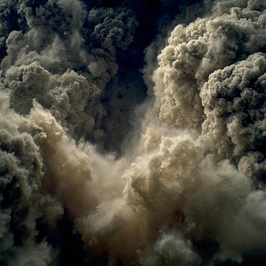 Wirbelnde Staubwolken | Nahaufnahmen | Natur