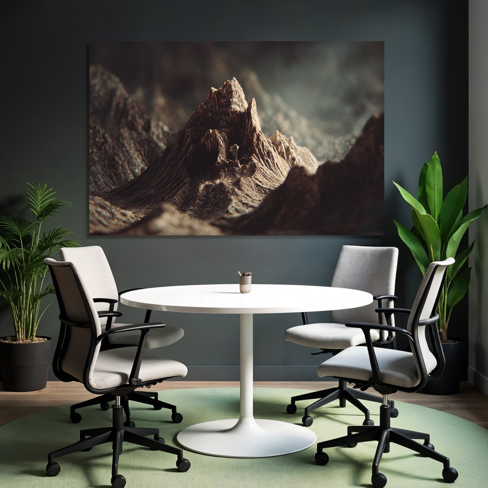 Surreale Felslandschaft Mit Spiel Von Licht Und Schatten
