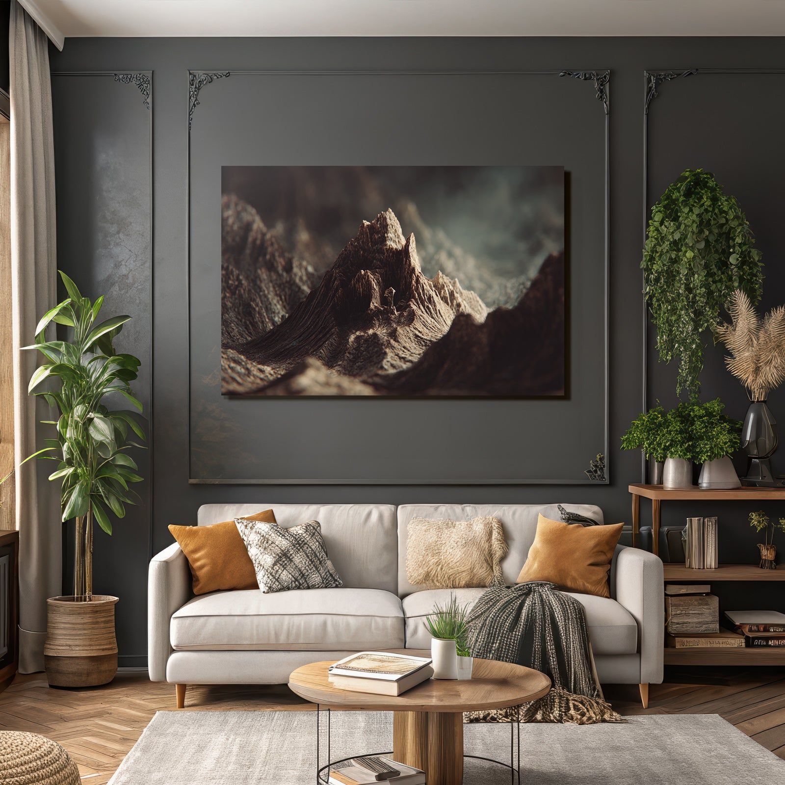 Surreale Felslandschaft Mit Spiel Von Licht Und Schatten