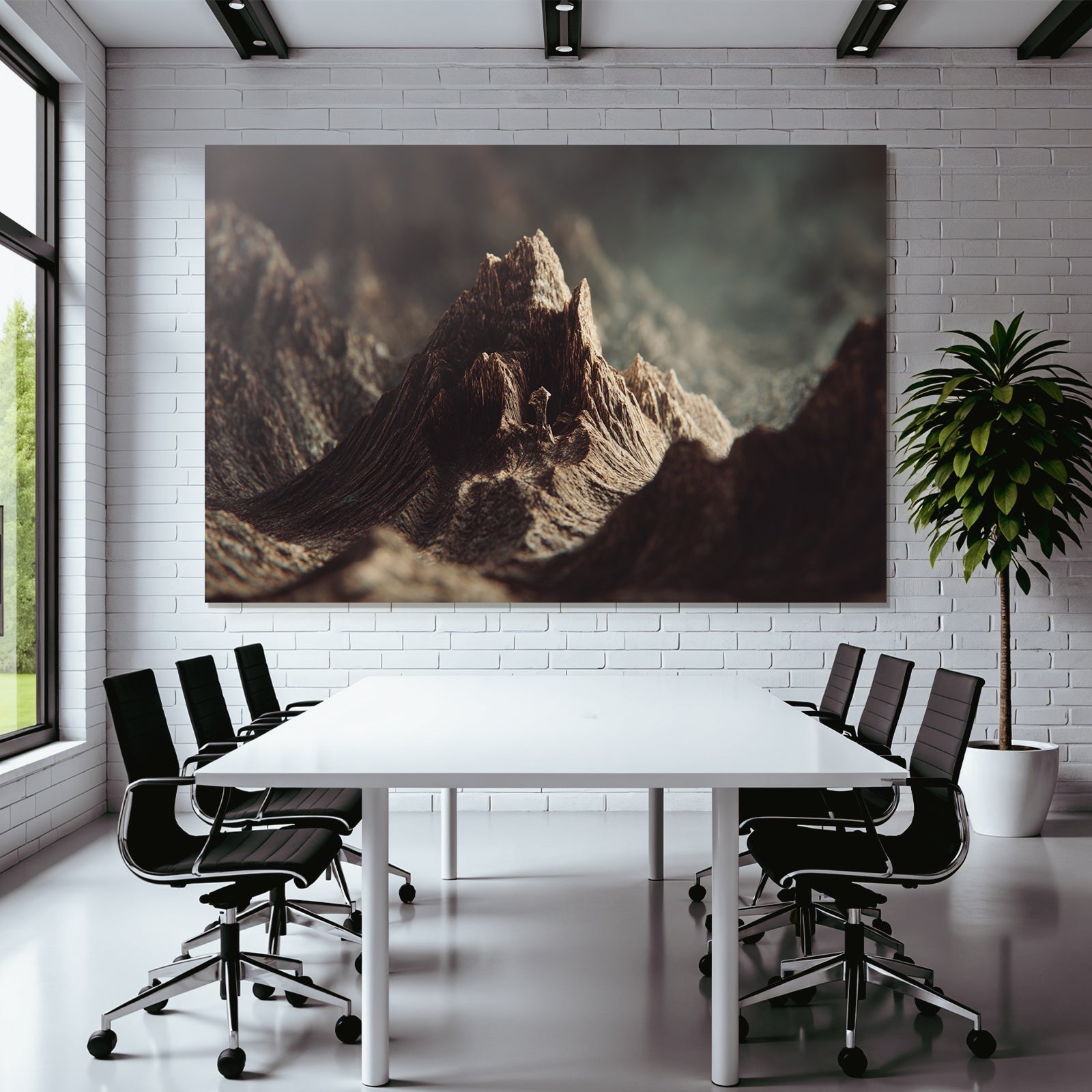 Surreale Felslandschaft Mit Spiel Von Licht Und Schatten