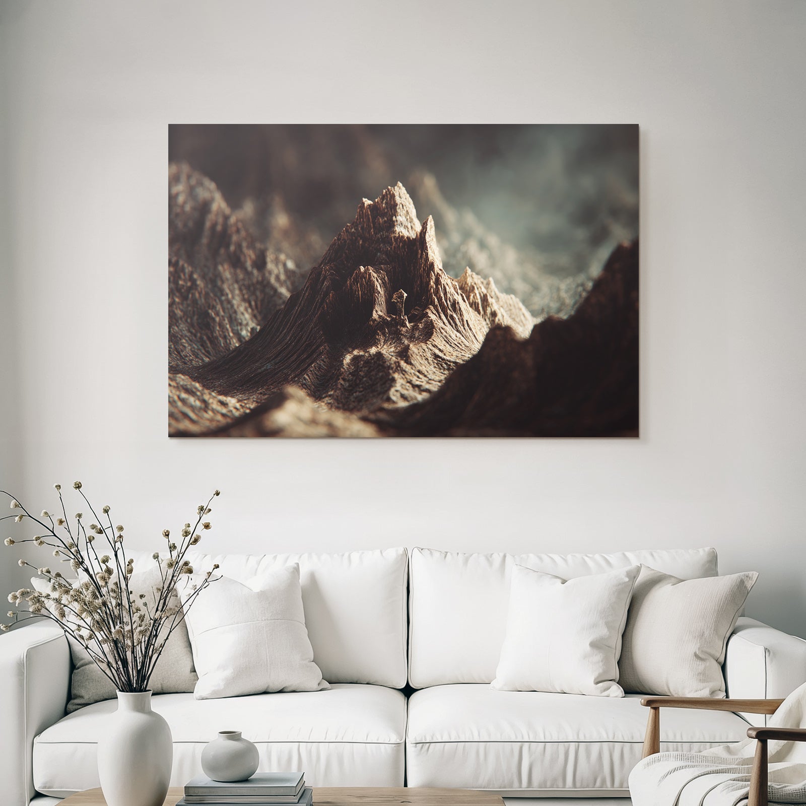 Surreale Felslandschaft Mit Spiel Von Licht Und Schatten