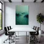 Mystische Nebelhafte Landschaft