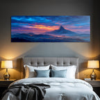 Dramatische Berglandschaft Am Sonnenuntergang