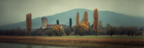 Herbstlandschaft Mit Schloss Am Ruhigen See | Nebel und Wetter | Natur