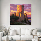 Schloss Bei Sonnenuntergang