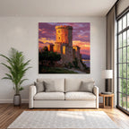 Schloss Bei Sonnenuntergang