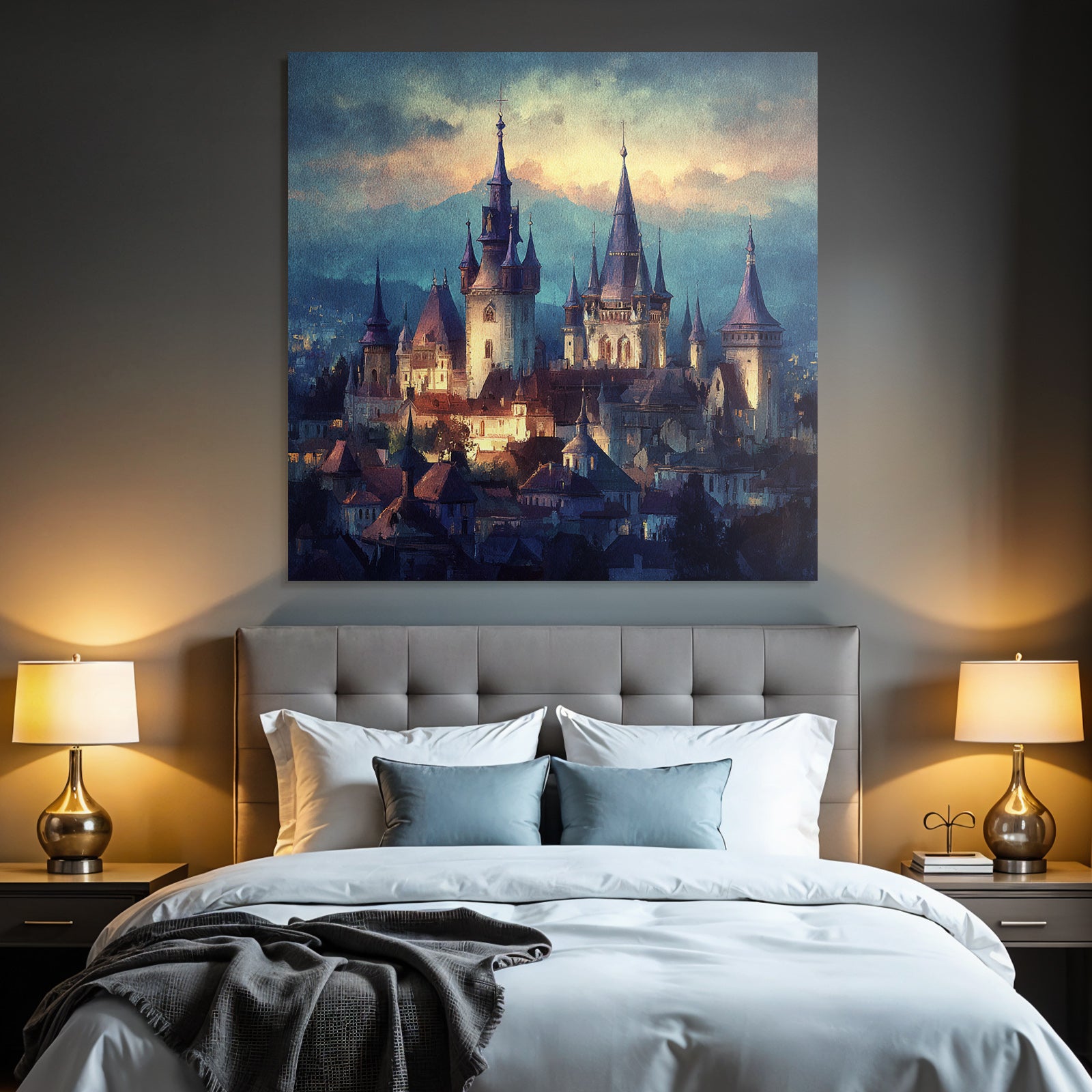 Schloss Im Dämmerlicht